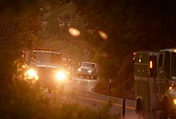 Pożar w pobliżu Parku Narodowego Yosemite