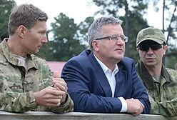 Komorowski w amerykańskim Fort Bragg