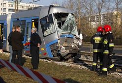 Groźny wypadek, zderzyły się tramwaje