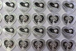 Monety w kształcie serca