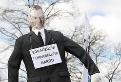 Związkowcy "Solidarności" przed sejmem