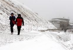 Śnieg spadł w Zakopanem