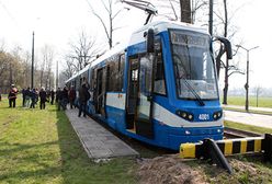 Najdłuższy tramwaj w Polsce - w Krakowie