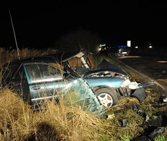 Pijany kierowca uciekał przed policją