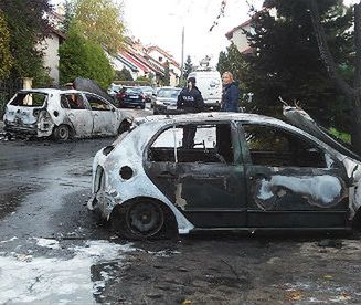 Podpalone samochody w Gdańsku