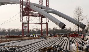 Budowa mostu na Wiśle w Toruniu