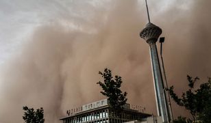 Potężna burza piaskowa w Teheranie