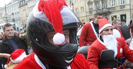 Mikołaje na motorach