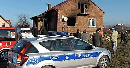 Pożar domu