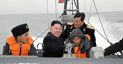 Kim Dzong Un na inspekcji