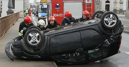Wypadek na moście
