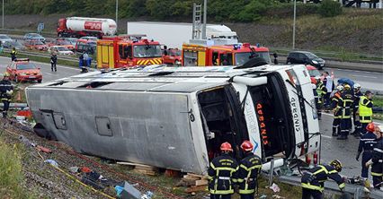 Wypadek polskiego autokaru we Francji