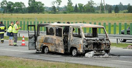 Dramatyczny wypadek na A1 w Rębielczu