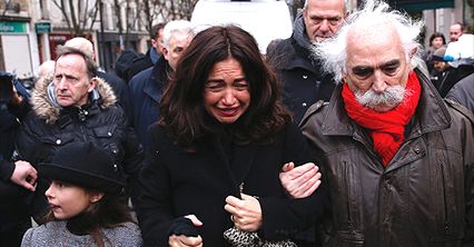 Ostatnie pożegnanie ofiar ataku na "Charlie Hebdo"