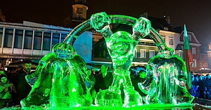 Festiwal rzeźby lodowej
