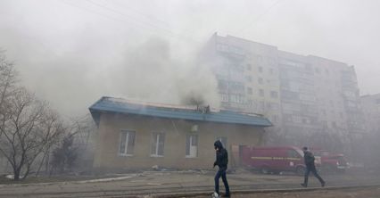 Ostrzał rakietowy w Mariupolu