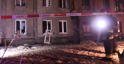 Wybuch w kamienicy w Łodzi