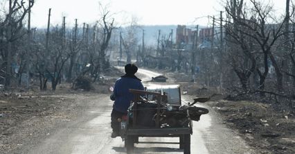 Ukraina, po której przetoczyła się wojna