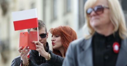 Uroczystości 3 maja na pl. Zamkowym