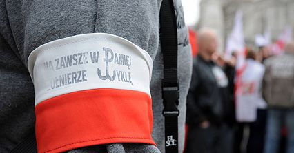 Protest Polaków przed Downing Street