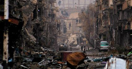 Zniszczenia wojenne w Syrii
