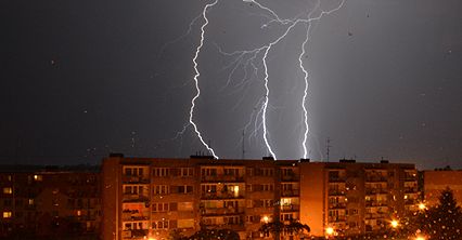 Prognoza pogody - mokro i burzowo