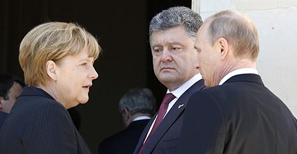 Władimir Putin w Normandii