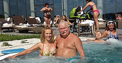 Lech Wałęsa na wakacjach