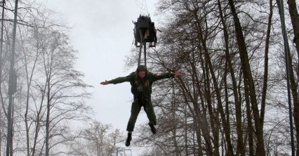 Lekcja katapultowania w "Szkole Orląt" w Dęblinie