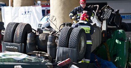 Wypadek w Gdyni - zdjęcia internautów
