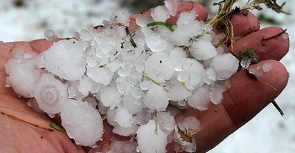 Gradobicie w Bukowinie Tatrzańskiej