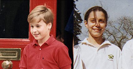 Kate i William jako dzieci