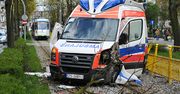 Wypadek karetki w Szczecinie