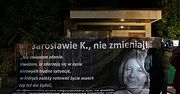 "Czarny protest" przed domem Jarosława Kaczyńskiego