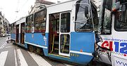 Czołowe zderzenie tramwajów we Wrocławiu