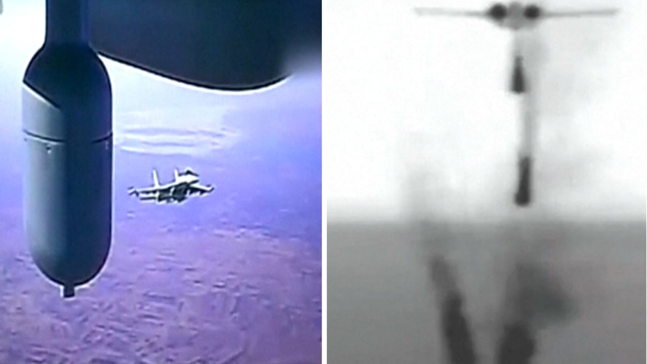 Rosyjski Su-35 zaatakował maszynę USA. Waszyngton pokazał nagranie