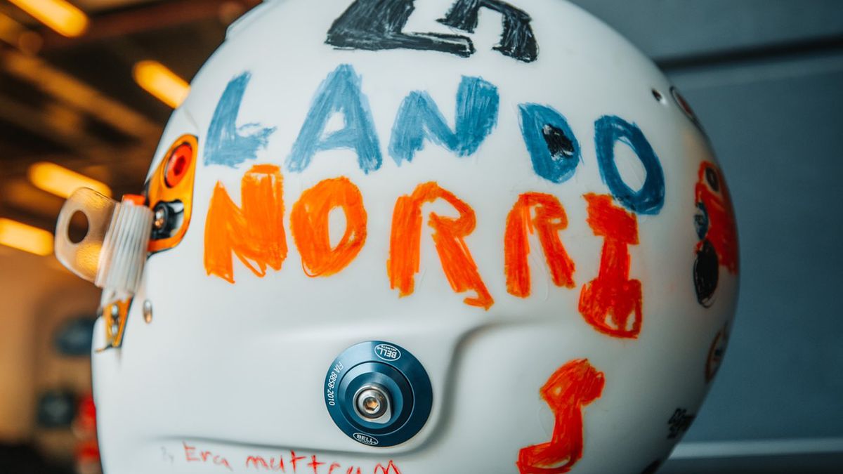 Zdjęcie okładkowe artykułu: Twitter / Lando Norris / Na zdjęciu: kask Lando Norrisa