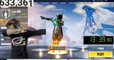 Przez 10 godzin nagrywał "dabującą" postać w "Fornite". Zarobił ponad 2000 dolarów
