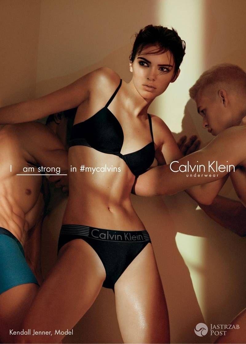 Kendall Jenner w reklamie bielizny Calvin Klein, wiosna-lato 2016 (fot. Calvin Klein)
