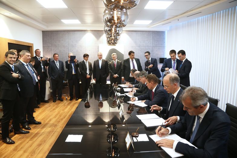 Podpisanie umowy w sprawie budowy Nord Stream 2