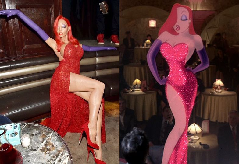 Heidi Klum jako Jessica Rabbit