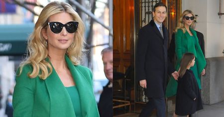 Ivanka Trump z mężem i dziećmi w drodze na inaugurację (ZDJĘCIA)