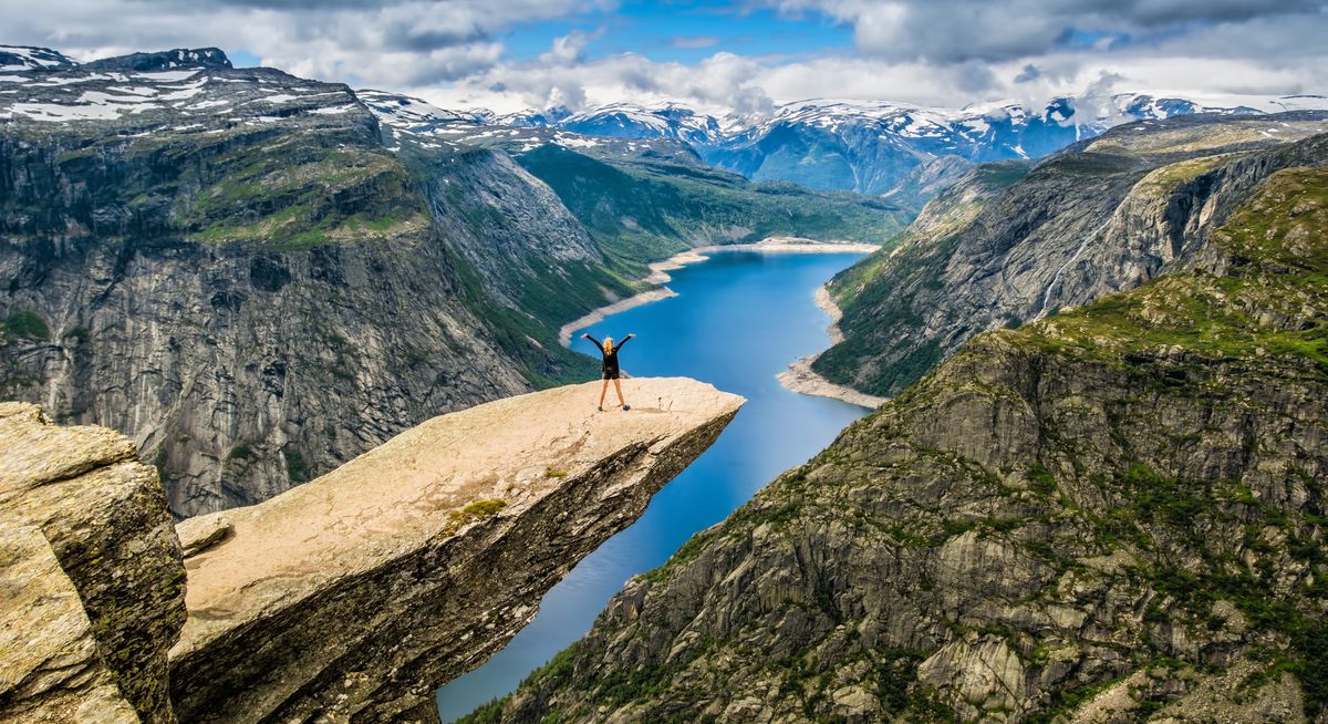 Trolltunga to jedno z najbardziej charakterystycznych miejsc w Norwegii