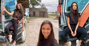 Pozująca dumnie na traktorze Klaudia El Dursi uspokaja: "NIE MAM ASPIRACJI DO BYCIA ROLNIKIEM" (FOTO)