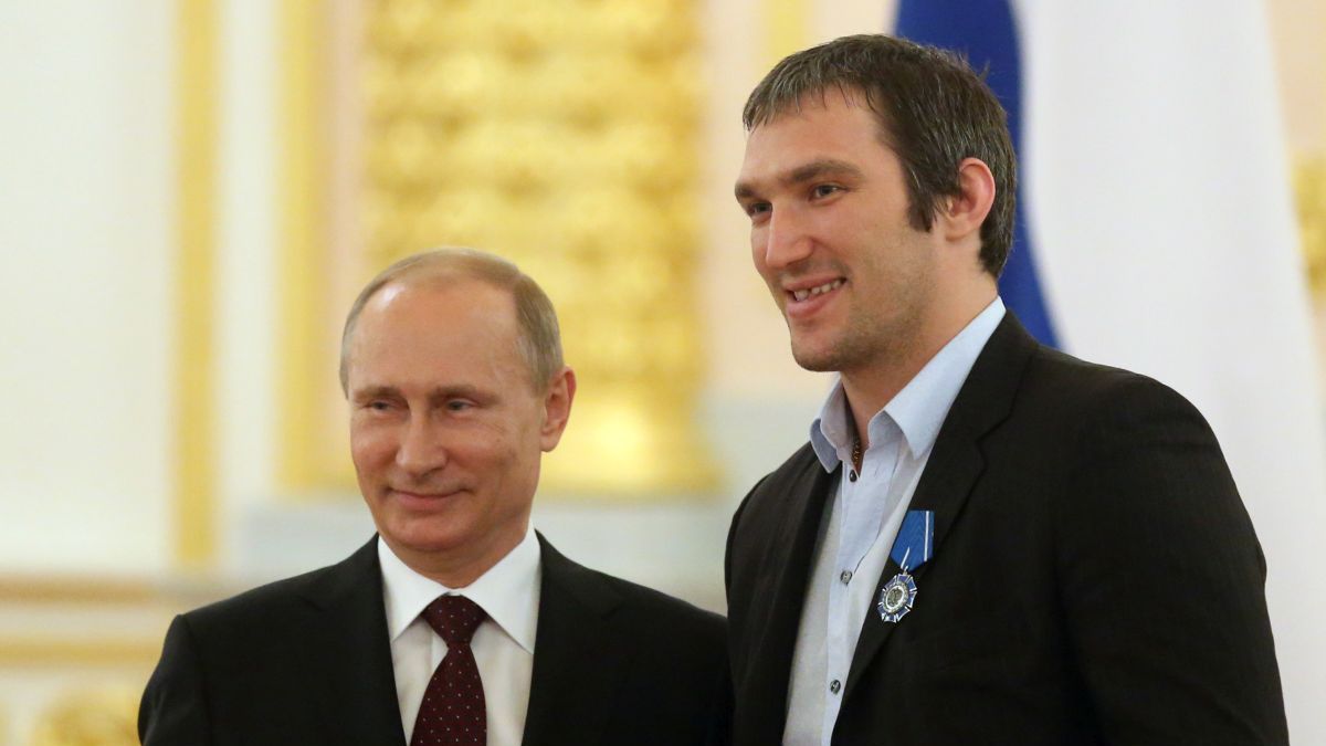 Władimir Putin i Alexander Owieczkin