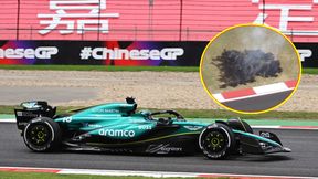 "Trawa płonie". Przedziwne obrazki w F1