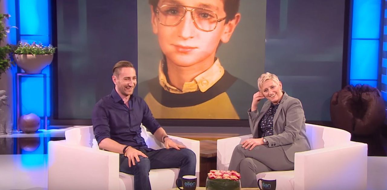 Łukasz Jakóbiak "zwizualizował" wizytę w show Ellen.