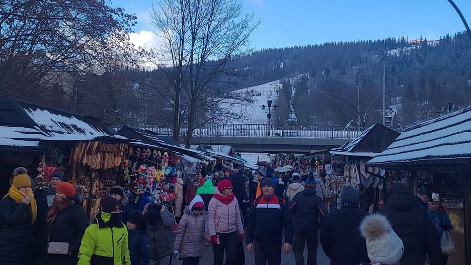 Zakopane w święta rzadko bywa w pełni obłożone 