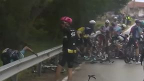 Koszmarna kraksa na Giro d'Italia. Polała się krew