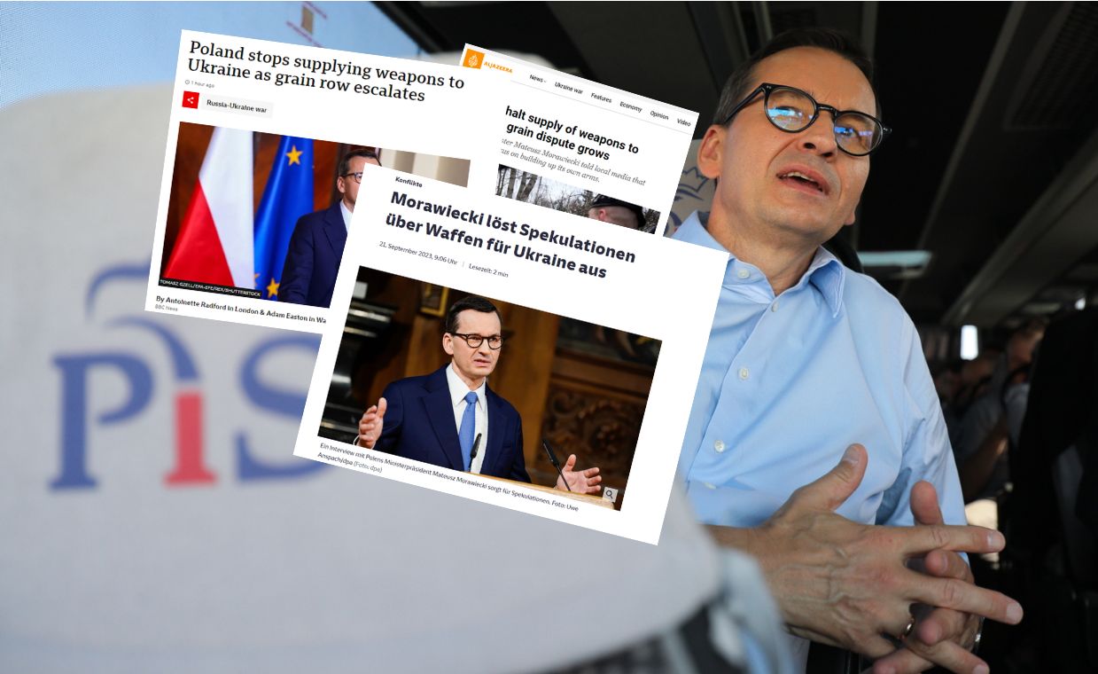 "My już nie przekazujemy". Światowe media o słowach premiera Morawieckiego